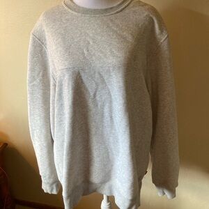 Mens IZOD Light Gray Sweatshirt Size M